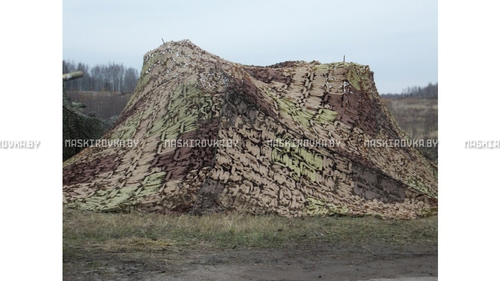 Камуфляжная сеть МКТ-2П 12х18 м Поле – купить по цене 2850 byn в интернет-магазине в городе Солигорск картинка 32