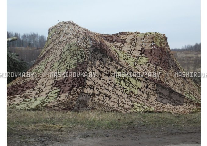 Камуфляжная сеть МКТ-2П 12х18 м Поле – купить по цене 2850 byn в интернет-магазине в городе Солигорск картинка 1