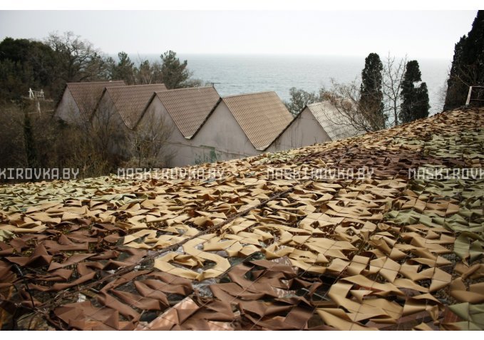 Камуфляжная сеть МКТ-2П 12х18 м Поле – купить по цене 2850 byn в интернет-магазине в городе Солигорск картинка 8