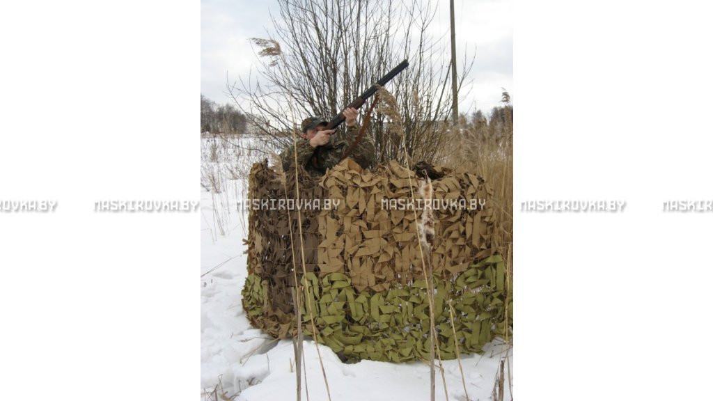 Камуфляжная сеть МКТ-2П 12х18 м Поле – купить по цене 2850 byn в интернет-магазине в городе Солигорск картинка 36