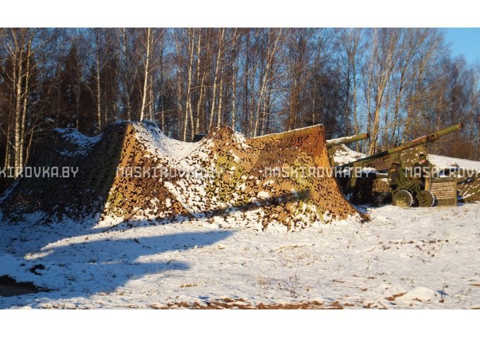 Камуфляжная сеть МКТ-2П 12х18 м Поле – купить по цене 2850 byn в интернет-магазине в городе Солигорск картинка 4