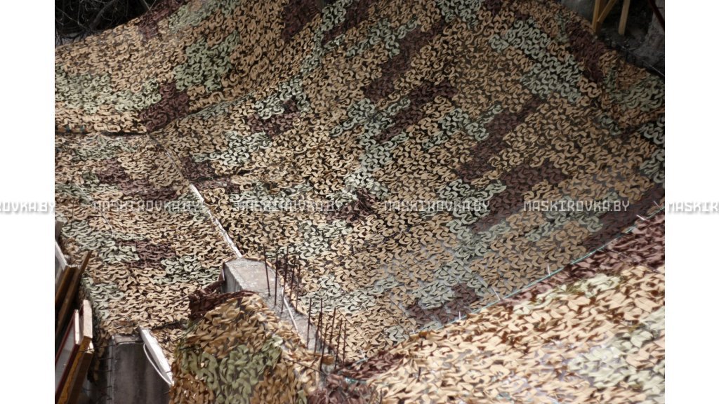 Камуфляжная сеть МКТ-2П 12х18 м Поле – купить по цене 2850 byn в интернет-магазине в городе Солигорск картинка 40