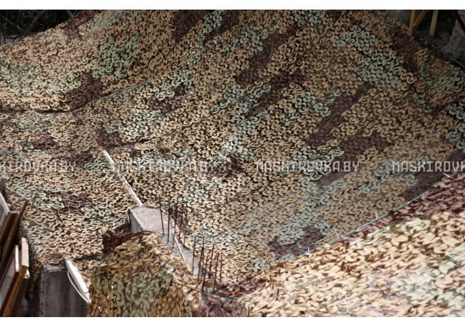 Камуфляжная сеть МКТ-2П 12х18 м Поле – купить по цене 2850 byn в интернет-магазине в городе Солигорск картинка 9