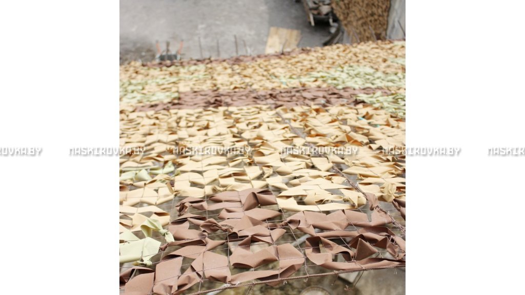 Камуфляжная сеть МКТ-2П 12х18 м Поле – купить по цене 2850 byn в интернет-магазине в городе Солигорск картинка 41