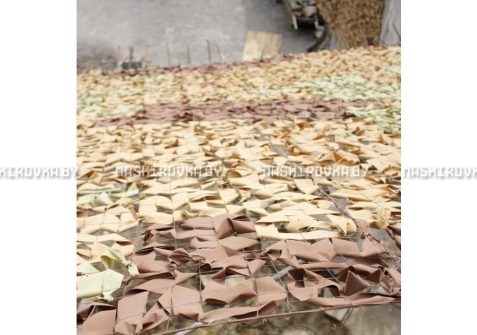 Камуфляжная сеть МКТ-2П 12х18 м Поле – купить по цене 2850 byn в интернет-магазине в городе Солигорск картинка 10