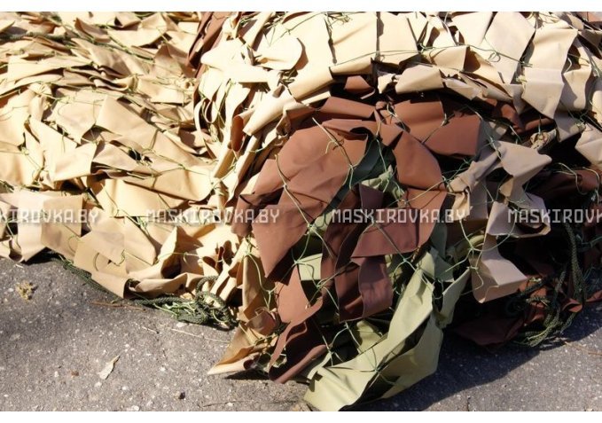 Камуфляжная сеть МКТ-2П 12х18 м Поле – купить по цене 2850 byn в интернет-магазине в городе Солигорск картинка 12
