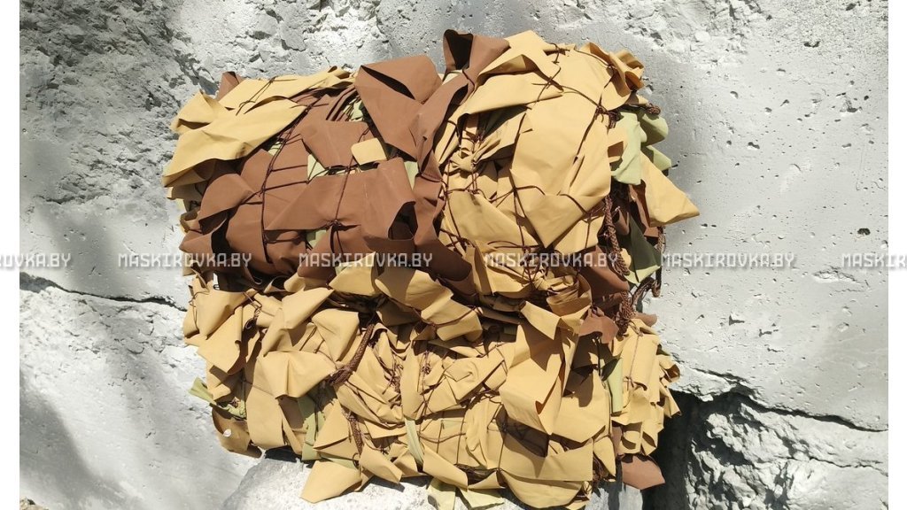Маскировочная сеть МКТ-2П 2х3 м Поле – купить по цене 72 byn в интернет-магазине в городе Солигорск картинка 40