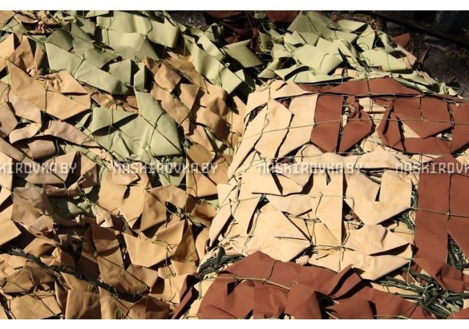 Камуфляжная сеть МКТ-2П 12х18 м Поле – купить по цене 2850 byn в интернет-магазине в городе Солигорск картинка 13