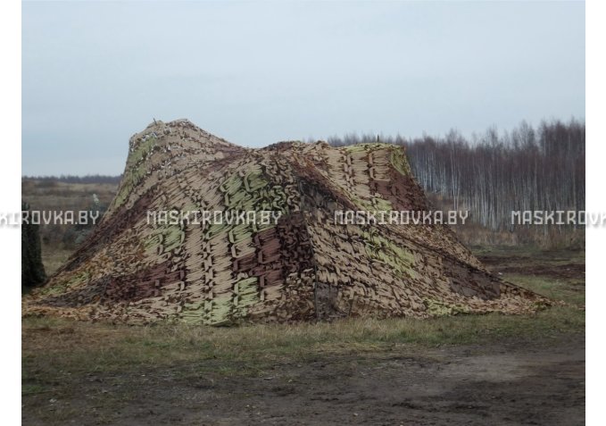 Камуфляжная сеть МКТ-2П 12х18 м Поле – купить по цене 2850 byn в интернет-магазине в городе Солигорск картинка 7
